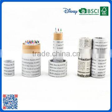 Japan 3.5 Inch Colorful Pencils Into the Newspaper Pencil Box photo-4