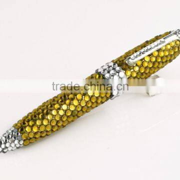 Aluminium Ball Pen With Crystal
