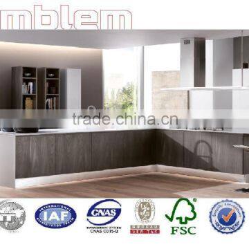 Modern Simple style Wood grain MFC kitchen cabinets