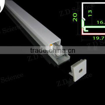 Housing Wall Mounting Aluminium Profile Linear Lights Extruded Channel