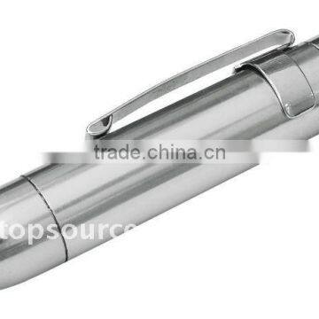 Aluminum Flashlight With Penlight