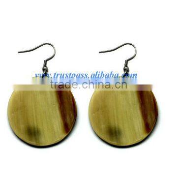 Buffalo horn jewelry, buffalo horn earrings VVE-181