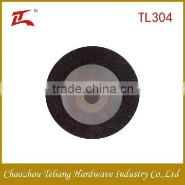 Flap wheel with shaft for stainless steel polishing materials