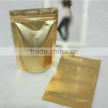 Gold aluminum foil plastic coffee packing bag