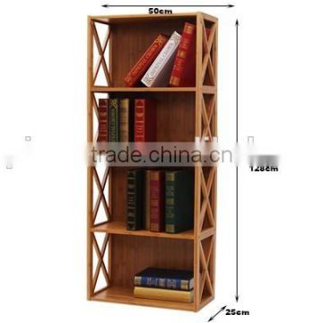 High quality organizer for book magazine,antique style 4 tier corner bookshelf/bookcase