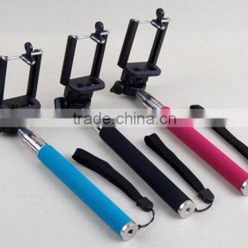 selfie stick with shutter for mobile phone and camera