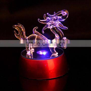 2016 Chinese zodiac animal dargon figurines crystal gift craft for sale figurine furniture