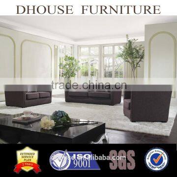 Leisure coffee color fabric sofa AL026