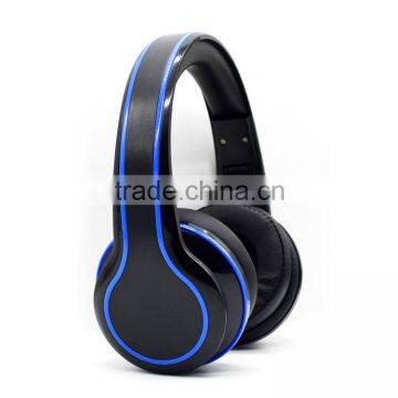 Universal microphone sweat proof waterproof sports accessories super bass stereo headphone stylish headset in black blue