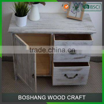 Factory for Wholesale Antique Wood Nightstand cabinet