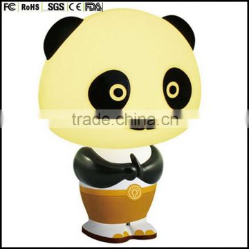 customized ABS panda shaped LED nite night for kids,panda led lamp bedroom use