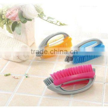 2 in 1 multifunctional scrub brush, tracking cleaning brush,groove brush