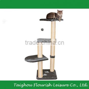 Beautiful Beige Cat Toy Scratching Climbing Cat Tree