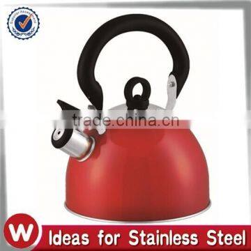 Stainless Steel Whistling Kettle With Coating