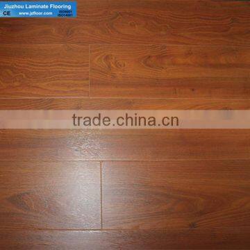 CE environment-friendly synchronized embossment surfce laminated wood flooring 50867