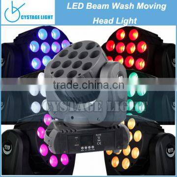 12x10W RGBW 4in1 LED Beam Wash Moving Head Light