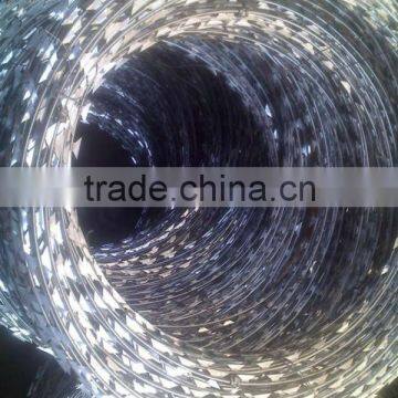 galvanized barbed razor wire mesh