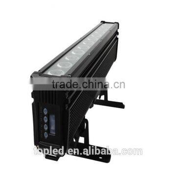 12*3W RGB DMX LED Bar 42W wireless led bar IP66 outdoor led wash light IR remote optional