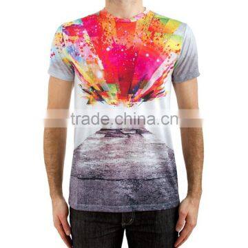 cheap custom full print High quality sublimation t shirts