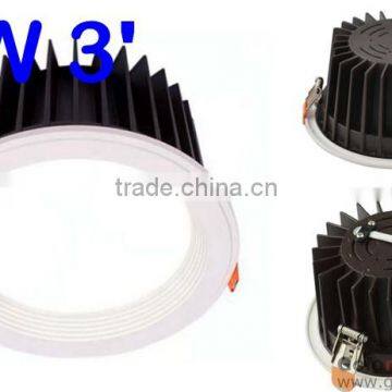 3' 3 inch led down light 12W LED recessed down light 12W Samsung SMD5630 led down light
