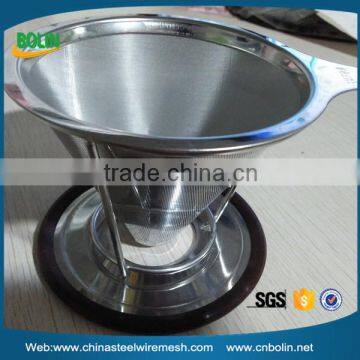 New Products 304 Stainless Steel Pour Over Cone Coffee Filter/Coffee Dripper photo-5