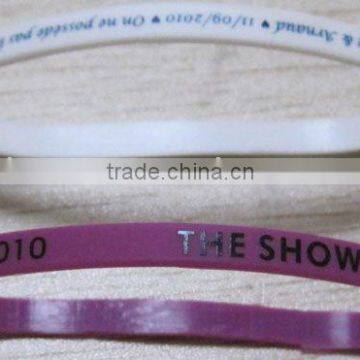 silicone bracelet