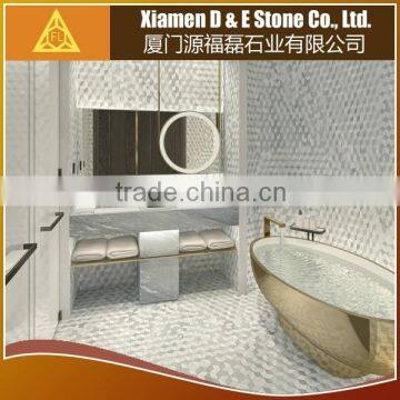 3D Marble Mosaic Tile for Bathroom