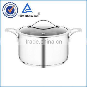 Large size 3 layer composite bottom cookware sauce pot