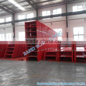 High Quality Powder Coated Ladder Frame Scaffolding for construction