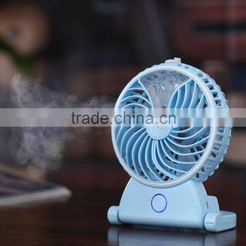 The New Mini USB Charging Beauty Spray Fan Humidification Mini Fan Portable Hand Held Air Conditioner Fan photo-4