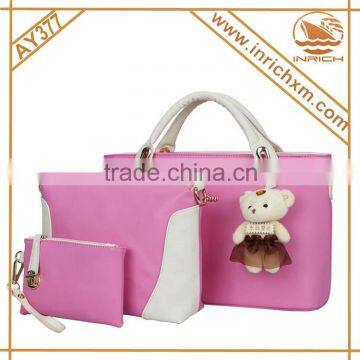 2015 Wholesale Famous Designer Handbag With Bear Pandent photo-2