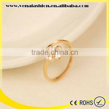 1pc White Zircon Ring, White Zircon Engagement Rings photo-3