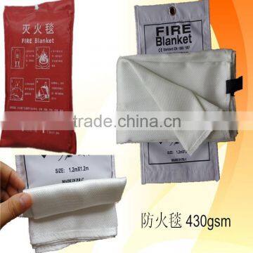 0.43MM 1.2M*1.2M Fiberglass Fire Resistant Blanket