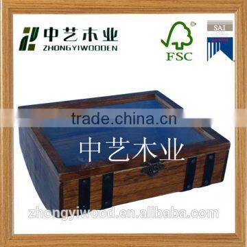 Trade Assurance Wholesale Handmade Custom Wooden Wine Crate Cheap Wooden Wine Holder photo-3