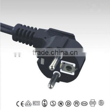 Europe AC power cord with ROHS ,VDE