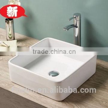 2015 FOSHAN latest super slim edge art cerami basin Italy style lavatory bowl sink bathroom vanity counter top wash basin