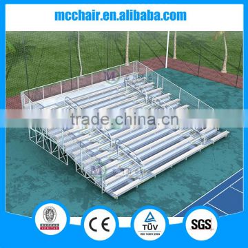 11 rows deluxe used aluminum bleachers for sale