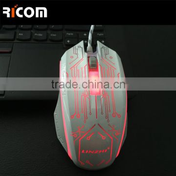 Both hands orientation and wired type led light gaming mouse