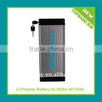 fashionable lifepo4 battery pack 36V 10AH for e-bike,e-tools