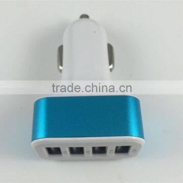 Shenzhen Factory New Design Wholesale 4 Port USB Car Charger photo-4