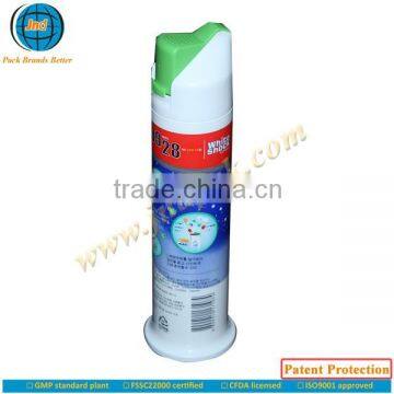 Patent Protection airless toothpaste dispenser by GMP standard plant with super offset printing