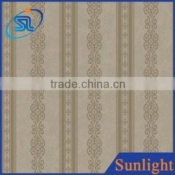 Sunlight DE25032 European stripe fine and smooth non-woven wallpaper for living room