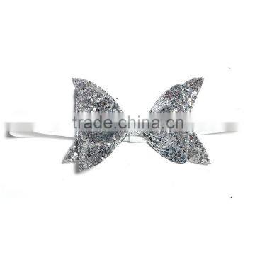 2016 Latest Headband Designs With Gold Dots Crochet Baby Headband With Hair photo-5