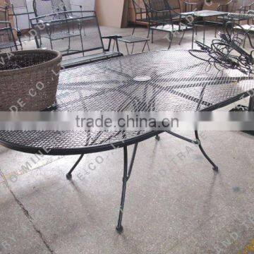 Garden iron balck table