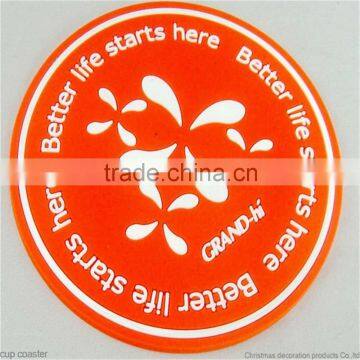 practical factory wholesale soft PVC cup mats made in china