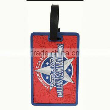 Beautiful and special 3D Soft pvc custom luggage tag