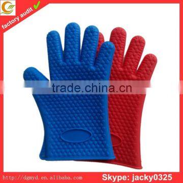 2015 dongguan factory wholesale silicone oven glove