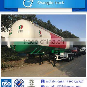 Quality 100% guaranteed high performance customized for export 58.5m3 tri-axle lpg gas delivery trailer