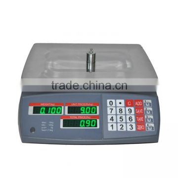 Green LED Display Price Computing Digital Weight Scale