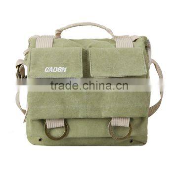 Caden Canvas Functional Camera Large Shoulder Bag